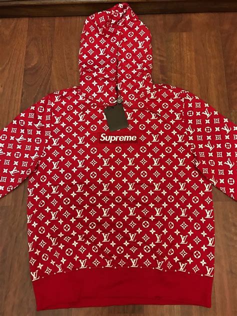 louis vuitton lv logo hoodie.